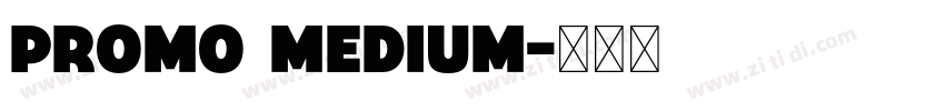Promo Medium字体转换